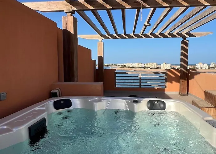 Lagon & Sea View Heated Private Pool & Jacuzzi Gouna Ancient الغردقة