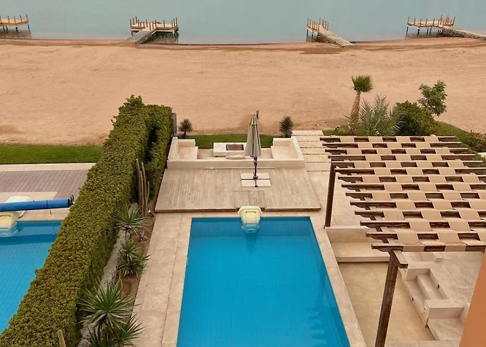 Lagon & Sea View Heated Private Pool & Jacuzzi Gouna Ancient فيلة *