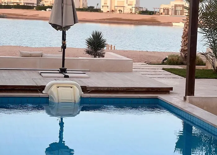 Lagon & Sea View Heated Private Pool & Jacuzzi Gouna Ancient *